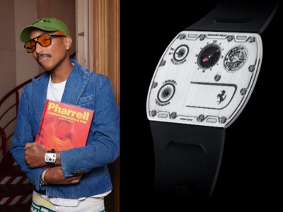 Pharrell Williams y su exclusivo Richard Mille RM Up-01 Ferrari