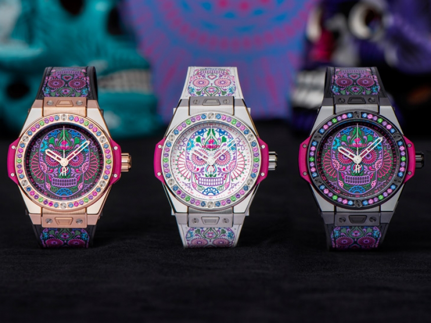 Hublot presenta el original Big Bang One Click Calavera Catrina en el SIAR 2018