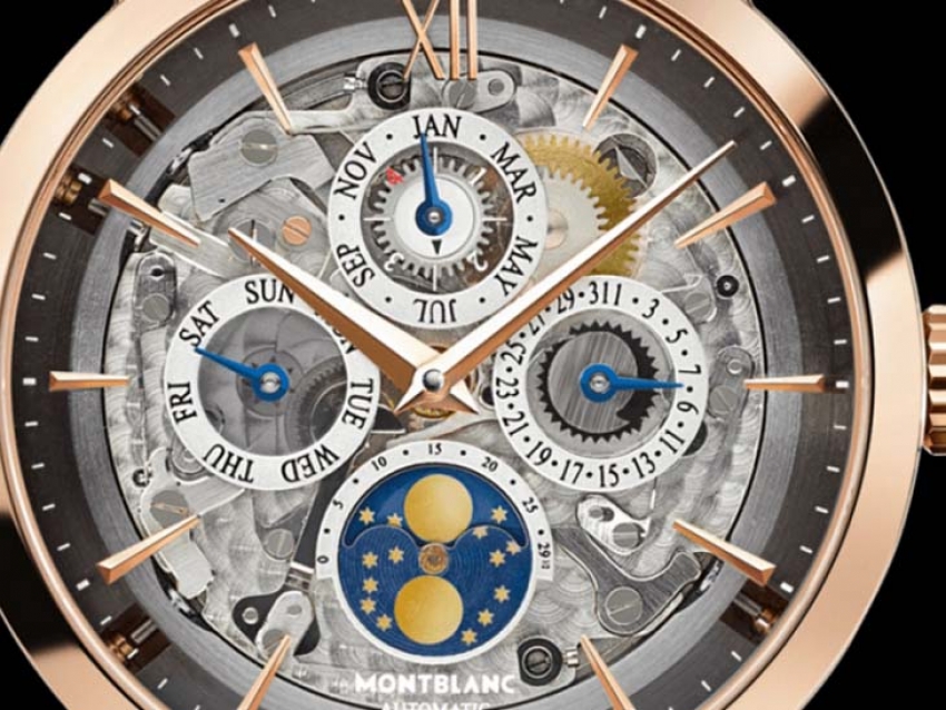 El Montblanc Heritage Spirit Perpetual Calendar Sapphire