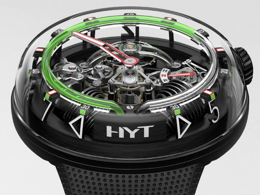 SIHH 2018: HYT fluye con el novedoso reloj H²O