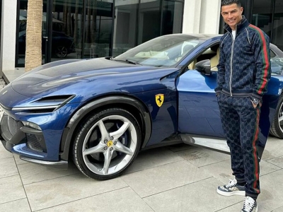 Cristiano Ronaldo se compró un Ferrari Purosangre de U$S500.000