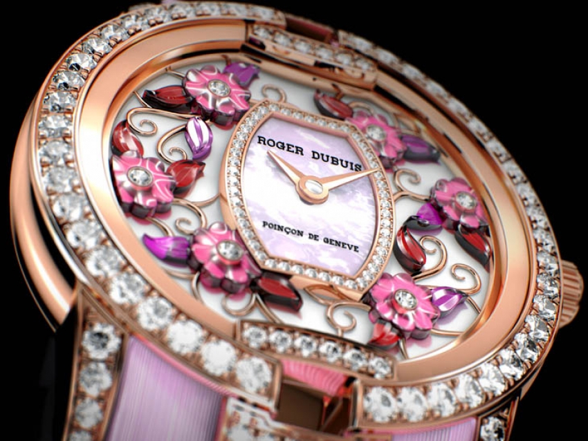 SIHH 2016: el sutil y glamoroso Roger Dubuis Blossom Velvet