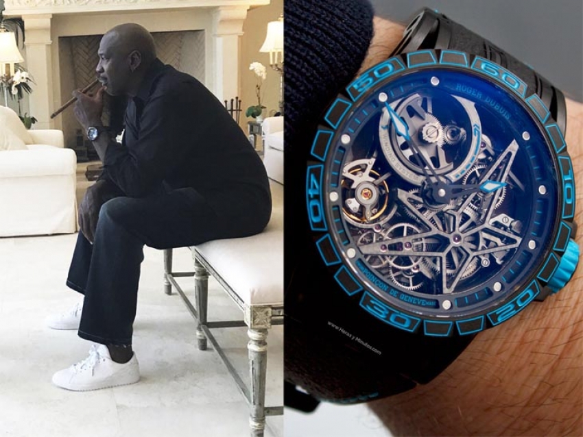 El fascinante Roger Dubuis Excalibur Spider Pirelli de Michael Jordan