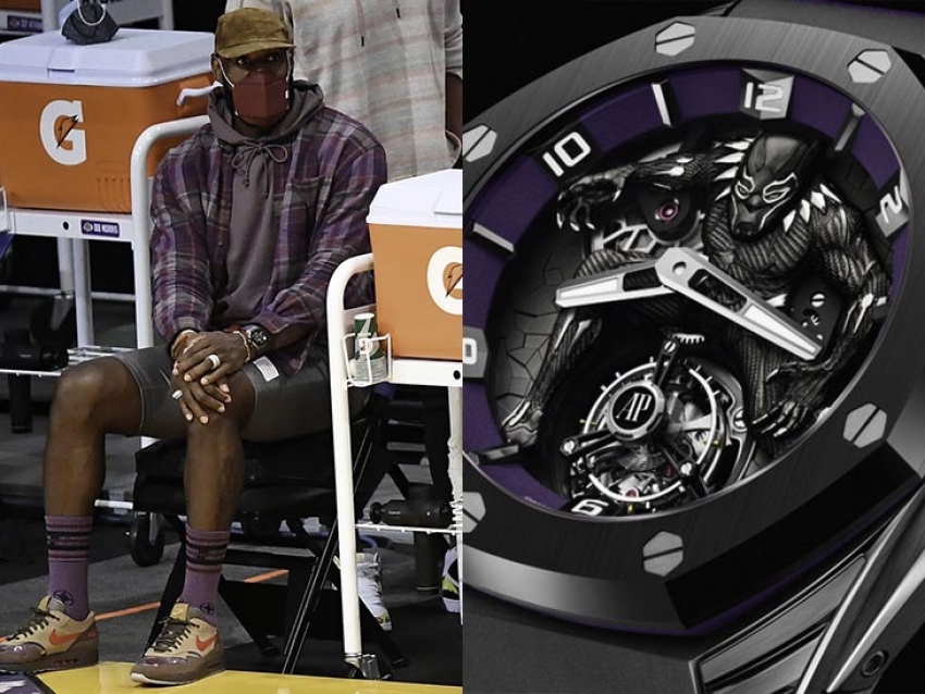 LeBron James luce el nuevo Audemars Piguet Royal Oak Concept “Black Panther” Tourbillon Volante