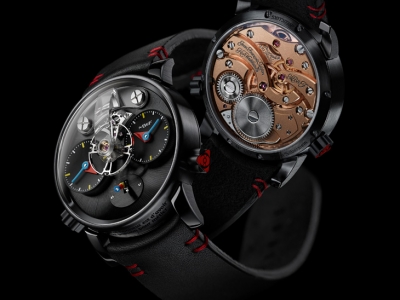 El colorido Legacy Machine N° 1 Silberstein de MB&amp;F